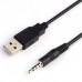 YellowPrice 3.5mm Male AUX Audio Plug Jack To USB 2.0 Male Converter Cable Cord Car MP3